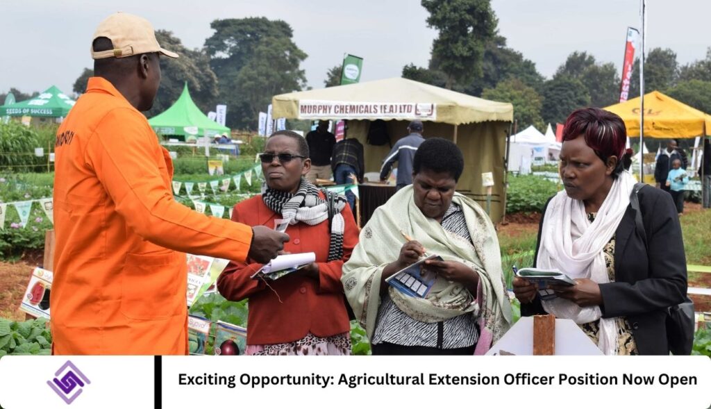 Exciting Opportunity: Agricultural Extension Officer Position Now Open Exciting Opportunity: Agricultural Extension Officer Position Now Open