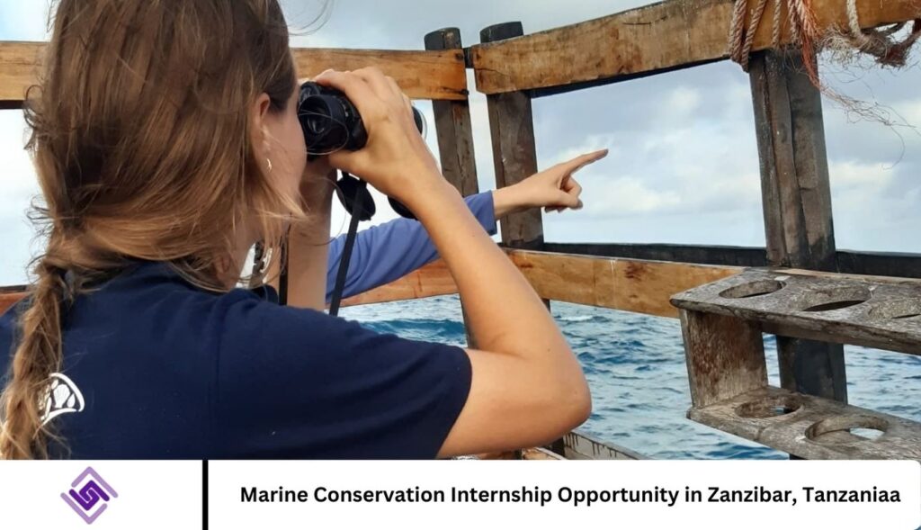 Marine Conservation Internship Opportunity in Zanzibar, Tanzania Marine Conservation Internship Opportunity in Zanzibar, Tanzaniaa